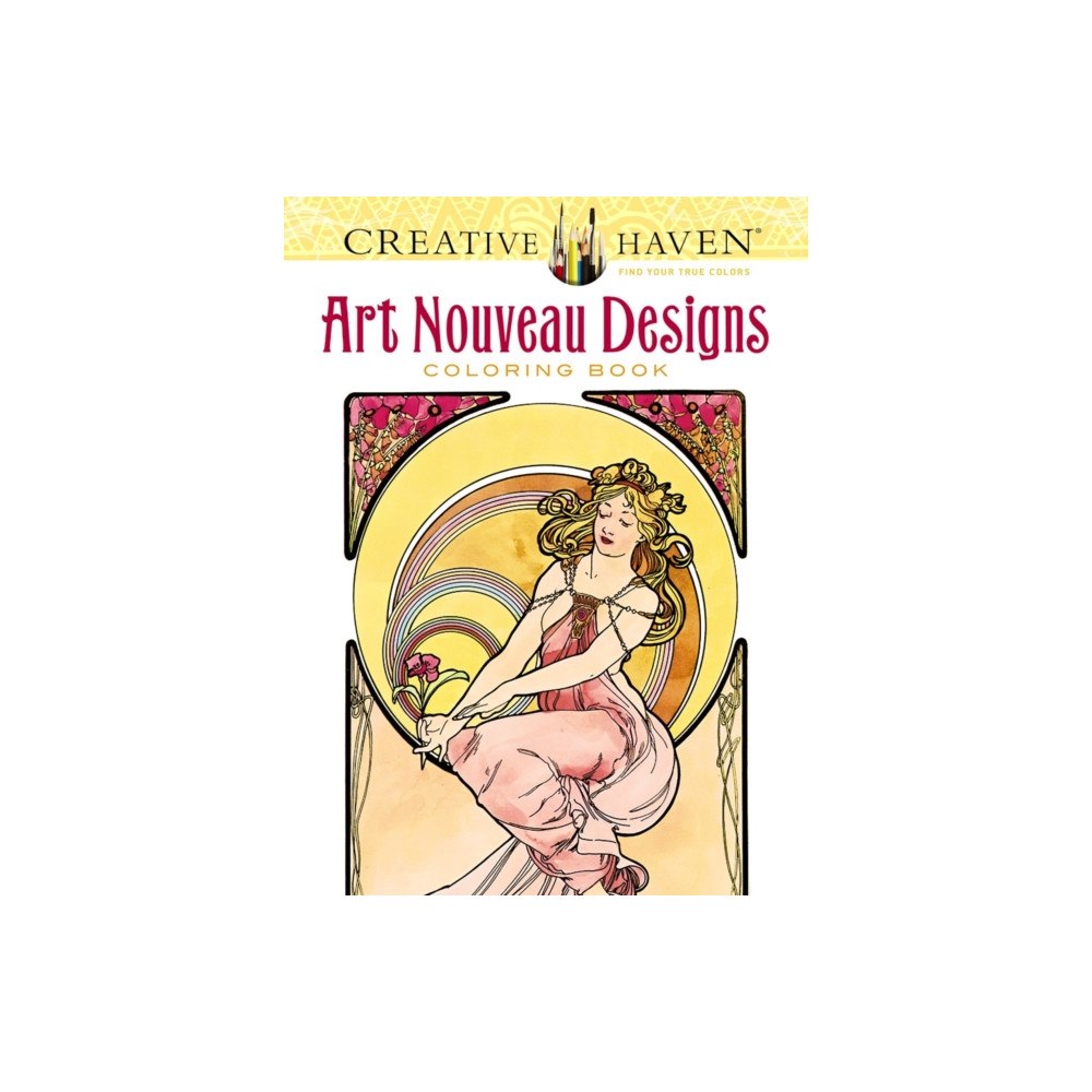Dover publications inc. Creative Haven Art Nouveau Designs Coloring Book (häftad, eng)