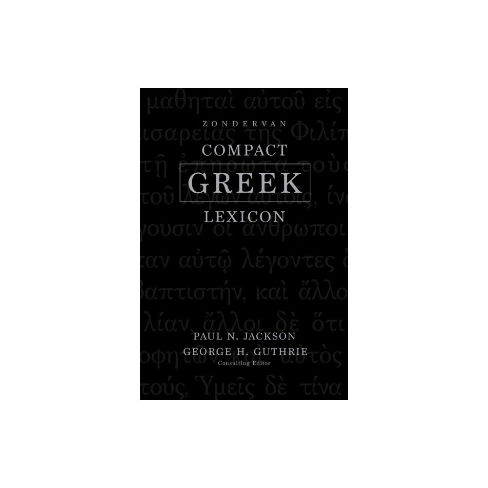 Zondervan Zondervan Compact Greek Lexicon (inbunden, eng)