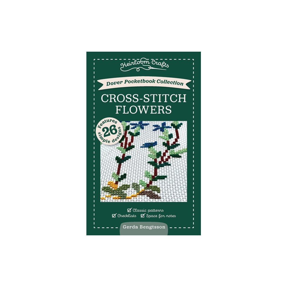 Dover publications inc. Dover Pocketbook Collection: Cross-Stitch Flowers (häftad, eng)