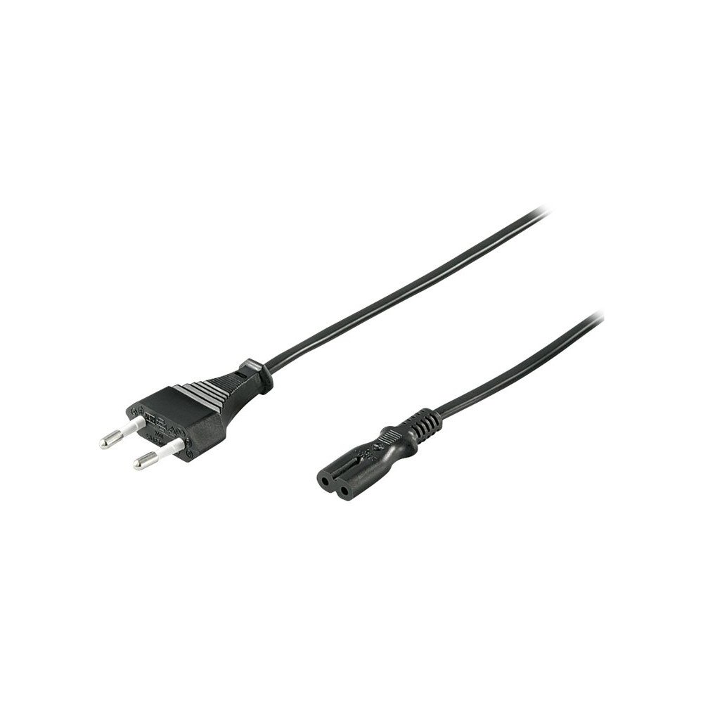 Goobay goobay NK 104 S-180 - strömkabel - Eurokontakt till power IEC 60320 C7 - 1.8 m