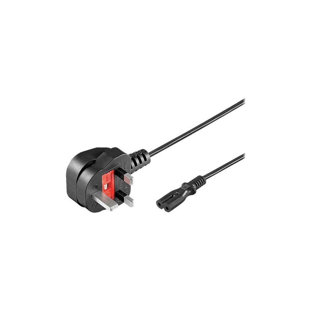 Goobay goobay NK 125 S-180 UK - strömkabel - BS 1363A till power IEC 60320 C7 - 1.8 m