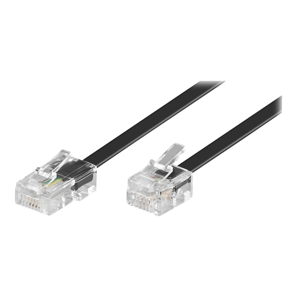 Goobay goobay Western cable - telefon/nätverkskabel - 3 m - svart