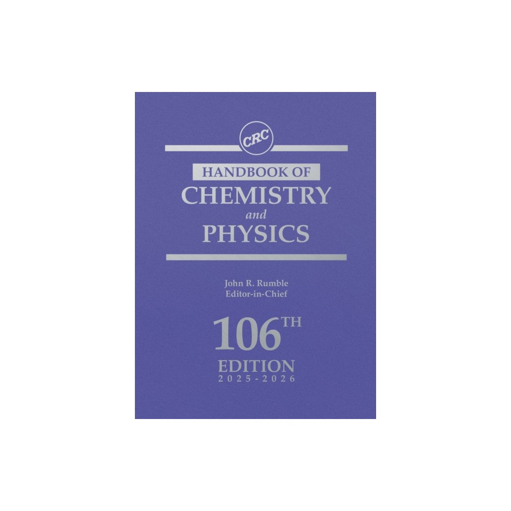 Taylor & francis ltd CRC Handbook of Chemistry and Physics (inbunden, eng)