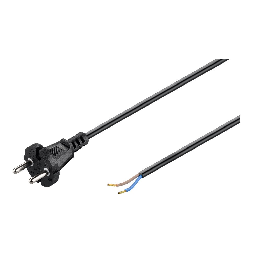 Goobay goobay NK 139 S-1000 - strömkabel - CEE 7/17 till blank tråd - 10 m