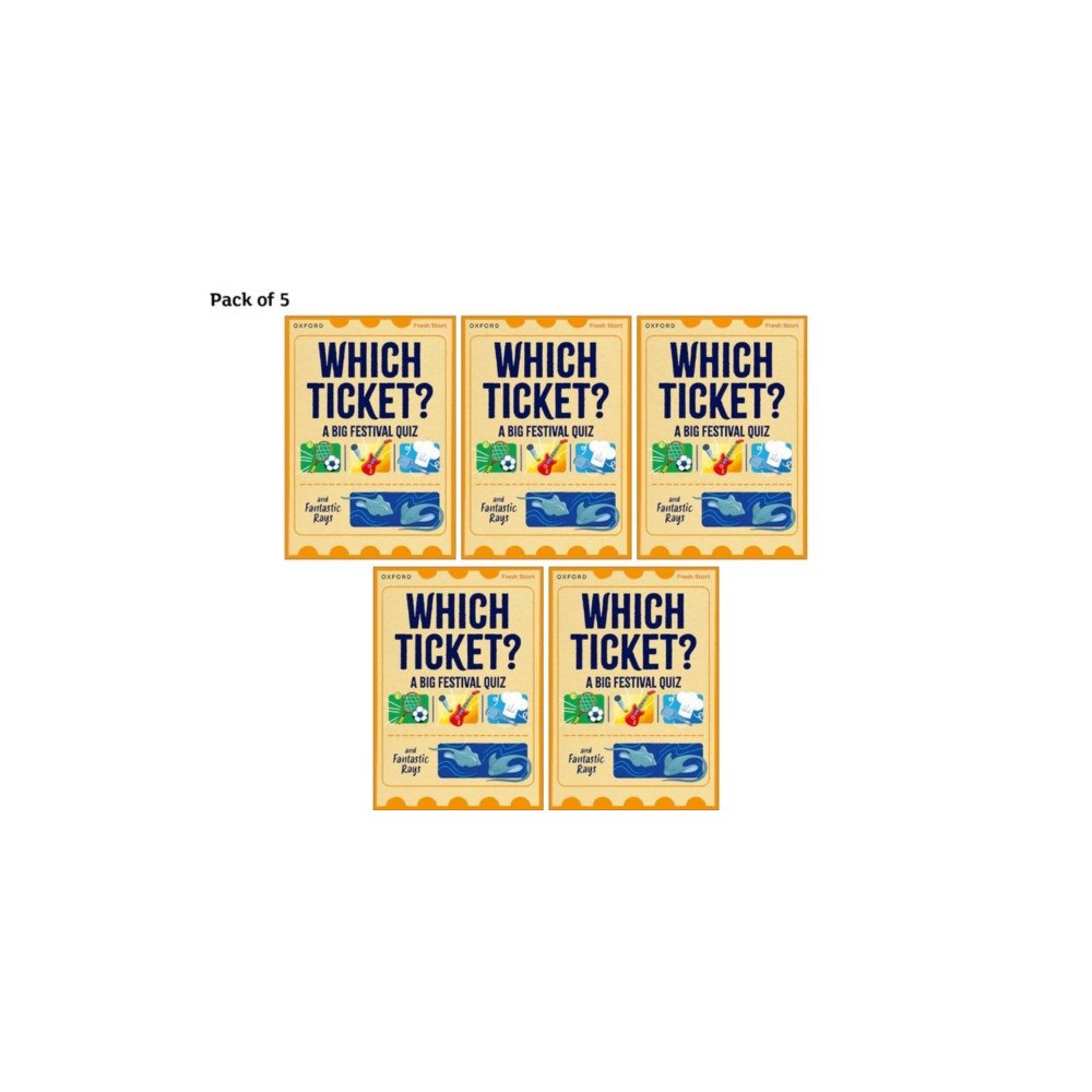Oxford University Press Read Write Inc. Fresh Start Readers: Book 3: Which Ticket? A Big Festival Quiz & Fantastic Rays - Pack of 5 (häftad, eng...