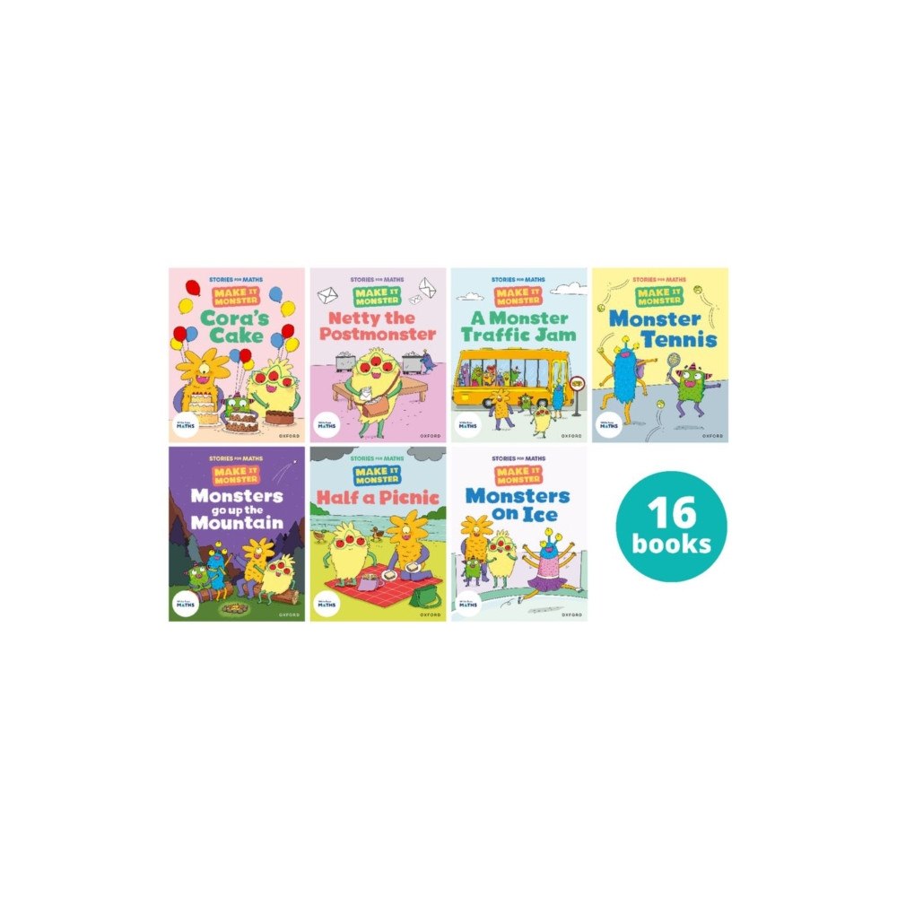 Oxford University Press Stories for Maths: KS1: Make it Monsters (16 book pack) (häftad, eng)