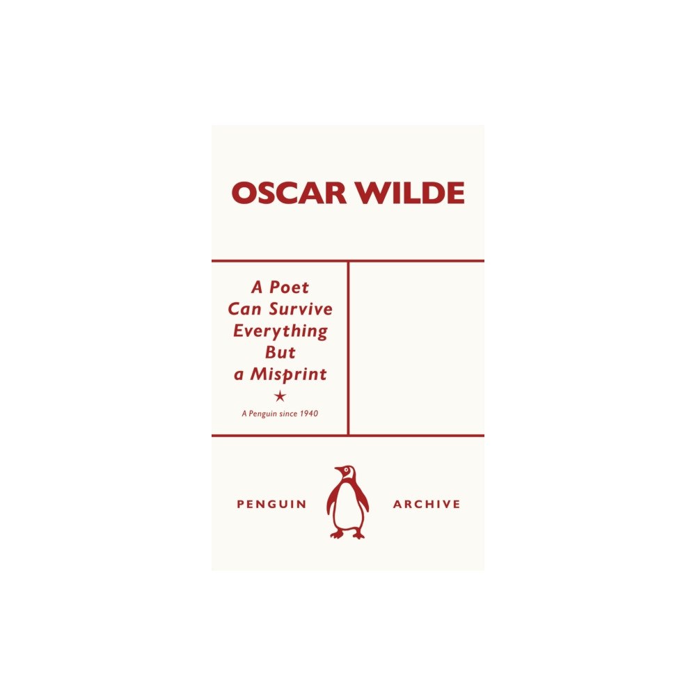 Penguin books ltd A Poet Can Survive Everything But a Misprint (häftad, eng)