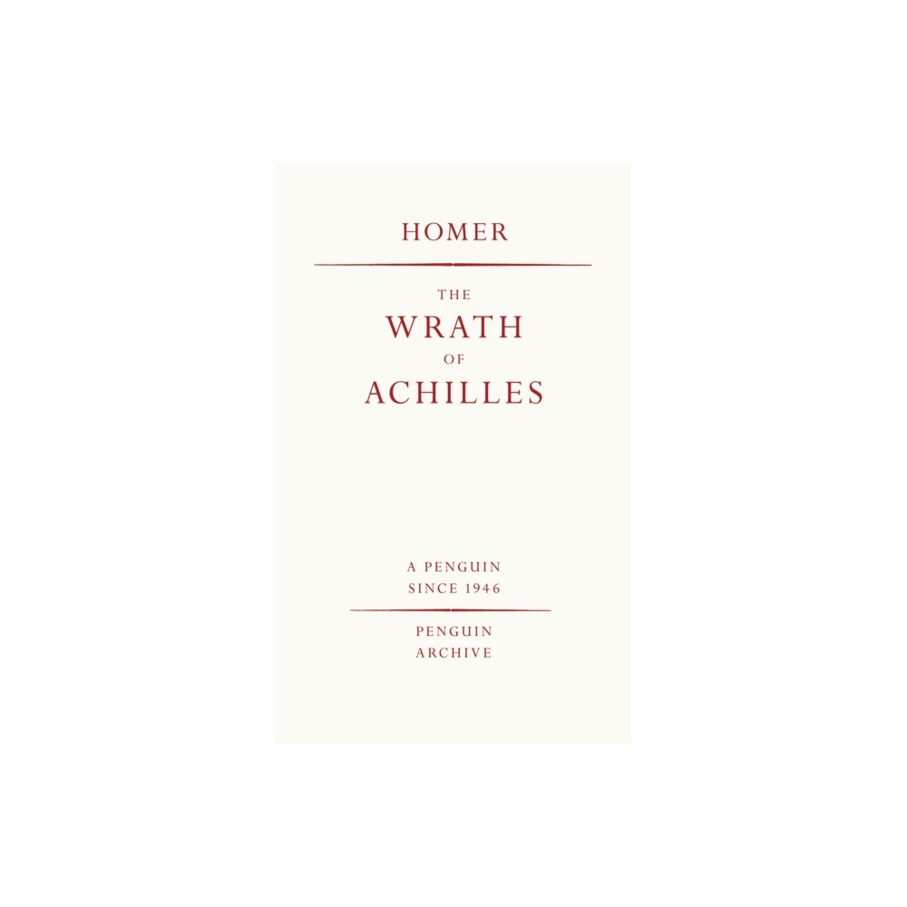 Penguin books ltd The Wrath of Achilles (häftad, eng)