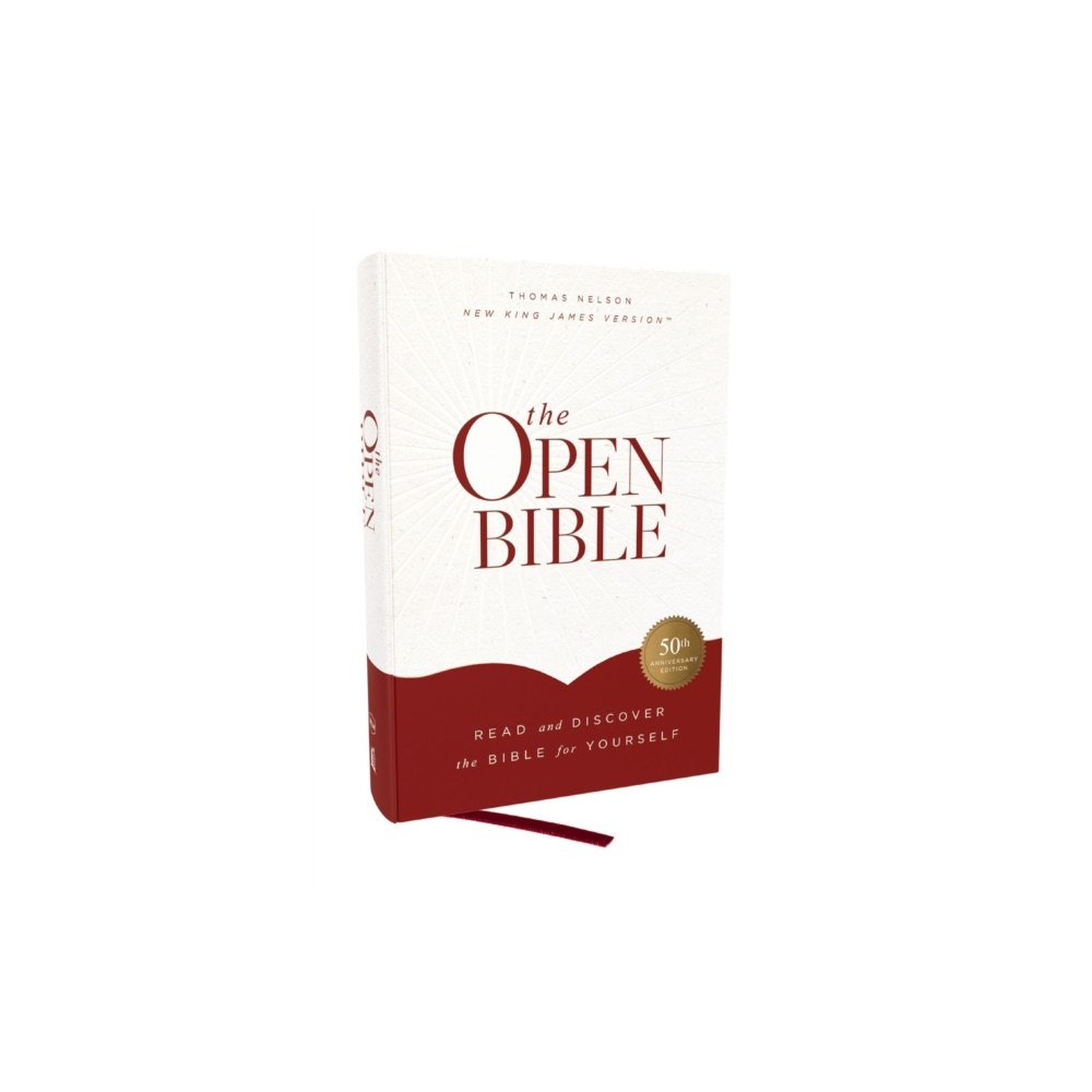 Thomas nelson publishers The Open Bible: Read and Discover the Bible for Yourself (NKJV, Hardcover, Red Letter, Comfort Print) (inbunden, eng)