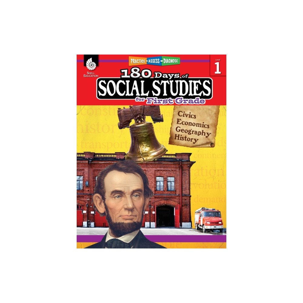 Shell Educational Publishing 180 Days™: Social Studies for First Grade (häftad, eng)