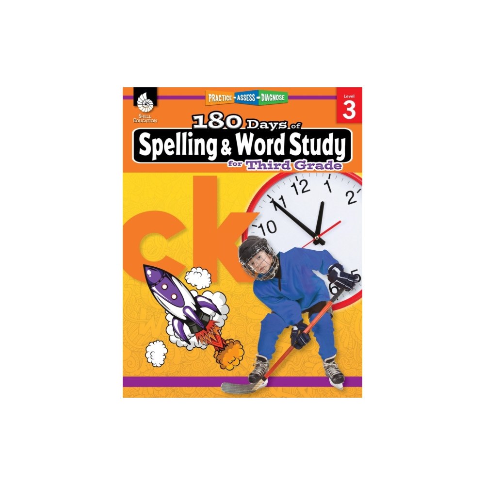 Shell Educational Publishing 180 Days™: Spelling and Word Study for Third Grade (häftad, eng)