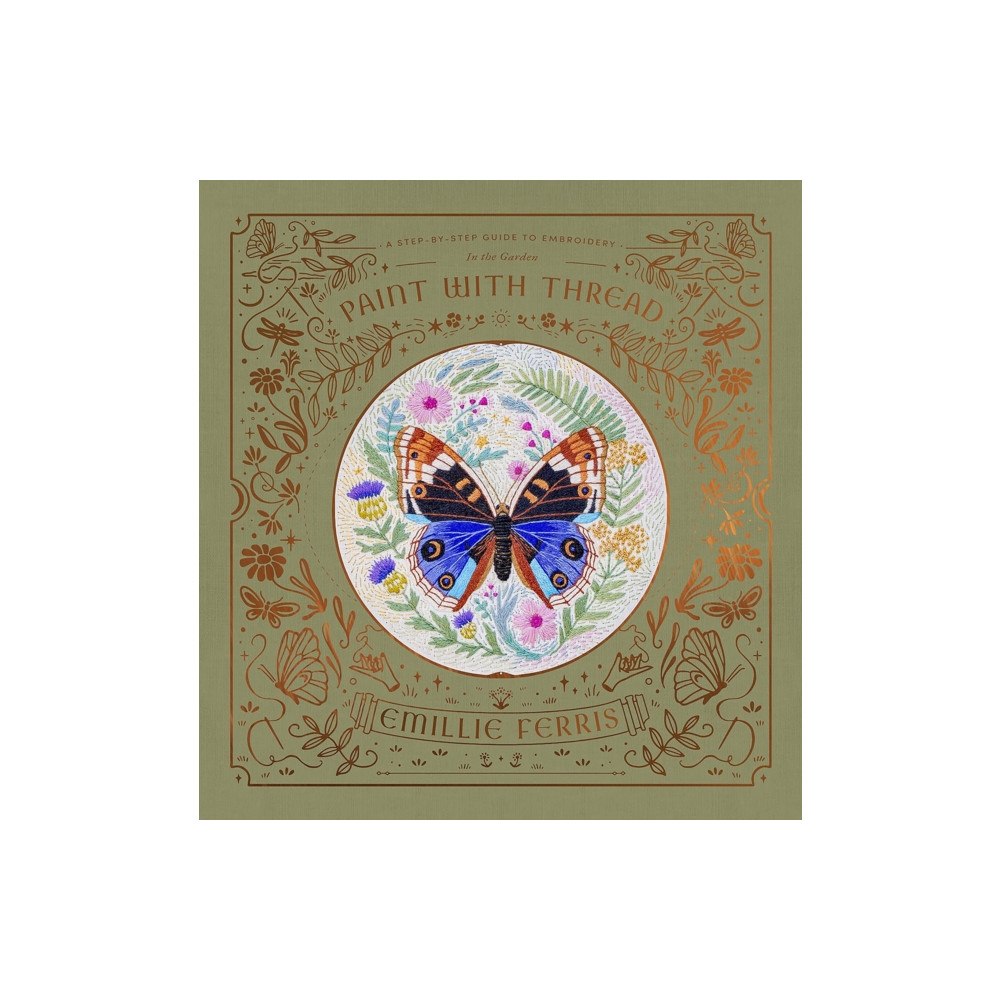 David & Charles Paint with Thread: in the Garden (inbunden, eng)