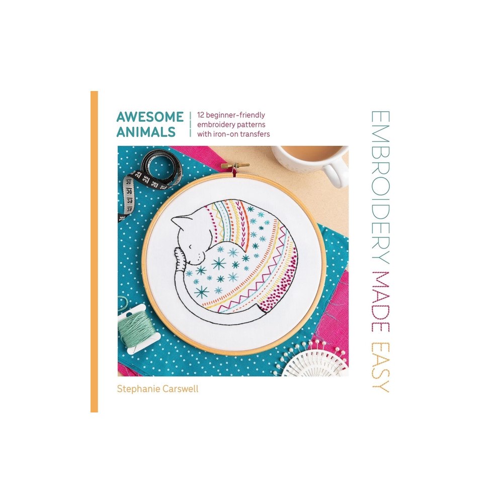 David & Charles Embroidery Made Easy: Awesome Animals (häftad, eng)
