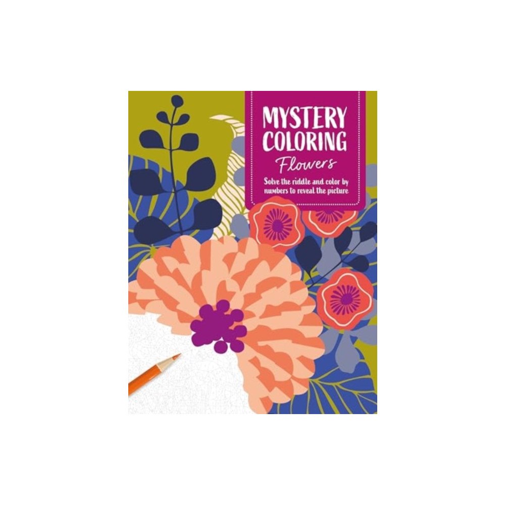 David & Charles Mystery Coloring Flowers (häftad, eng)