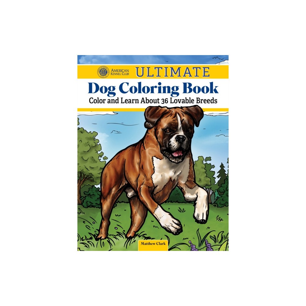 Design Originals AKC Ultimate Dog Coloring Book (häftad, eng)