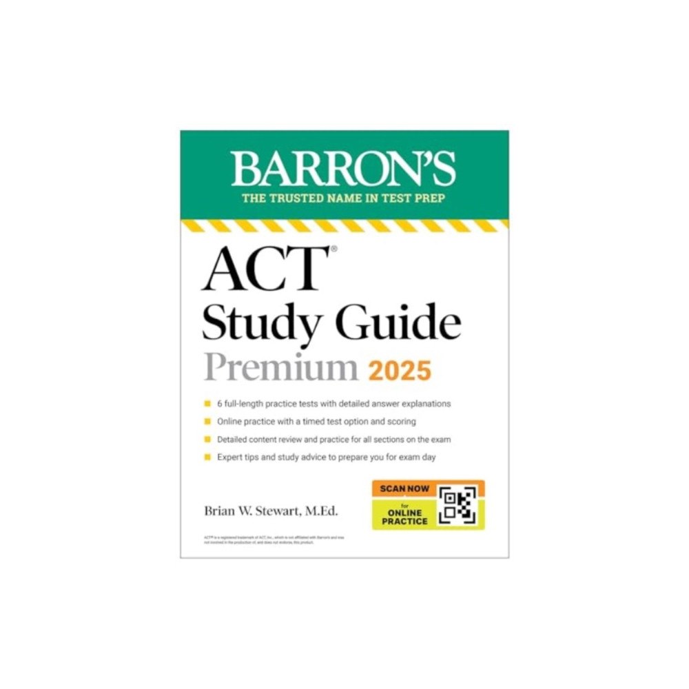 Kaplan Publishing ACT Study Guide Premium, 2025: 6 Practice Tests + Comprehensive Review + Online Practice (häftad, eng)