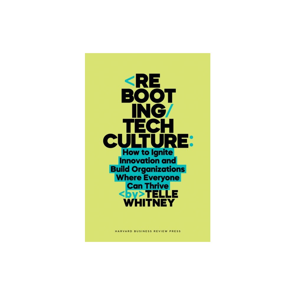 Harvard Business Review Press Rebooting Tech Culture (inbunden, eng)