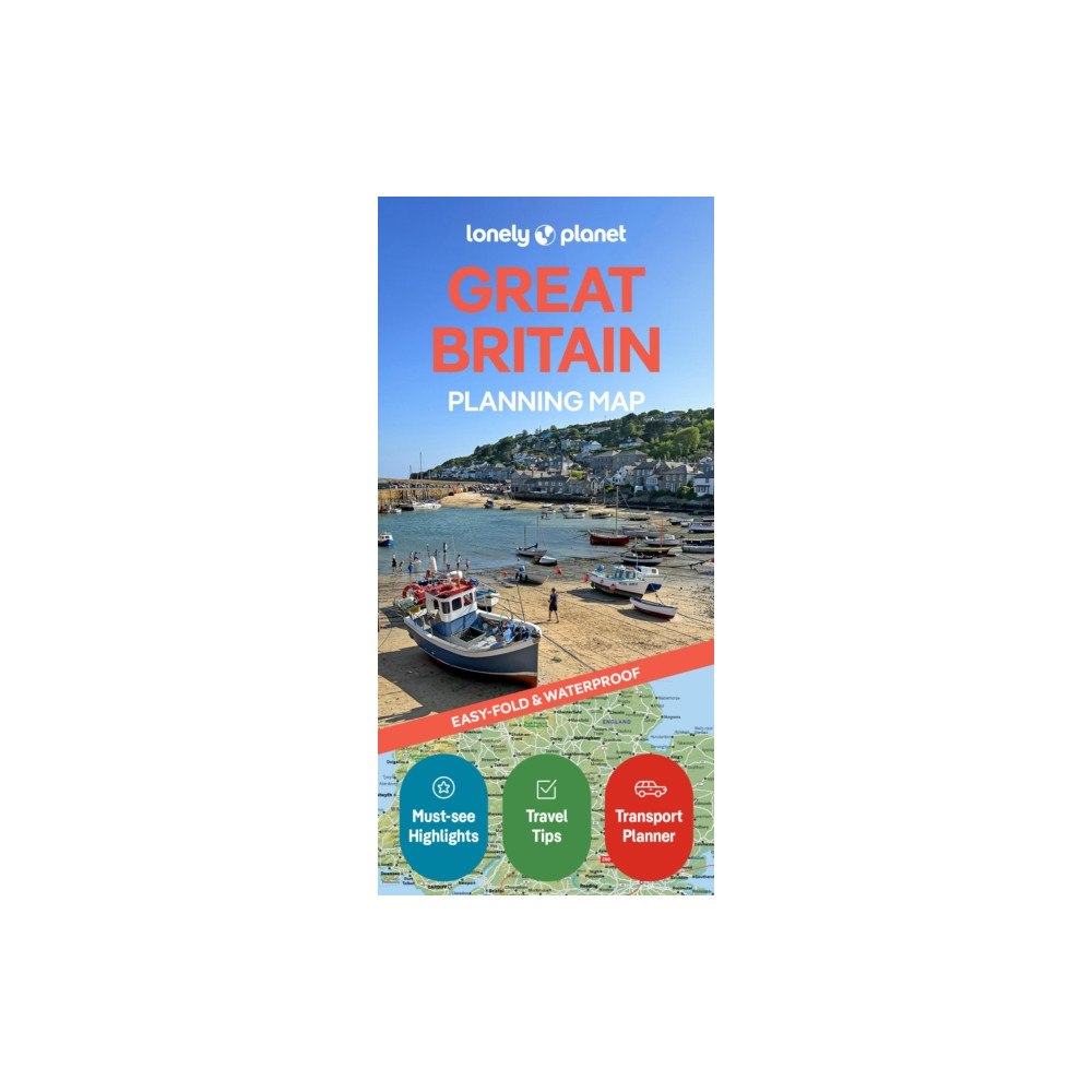 Lonely Planet Global Limited Lonely Planet Great Britain Planning Map