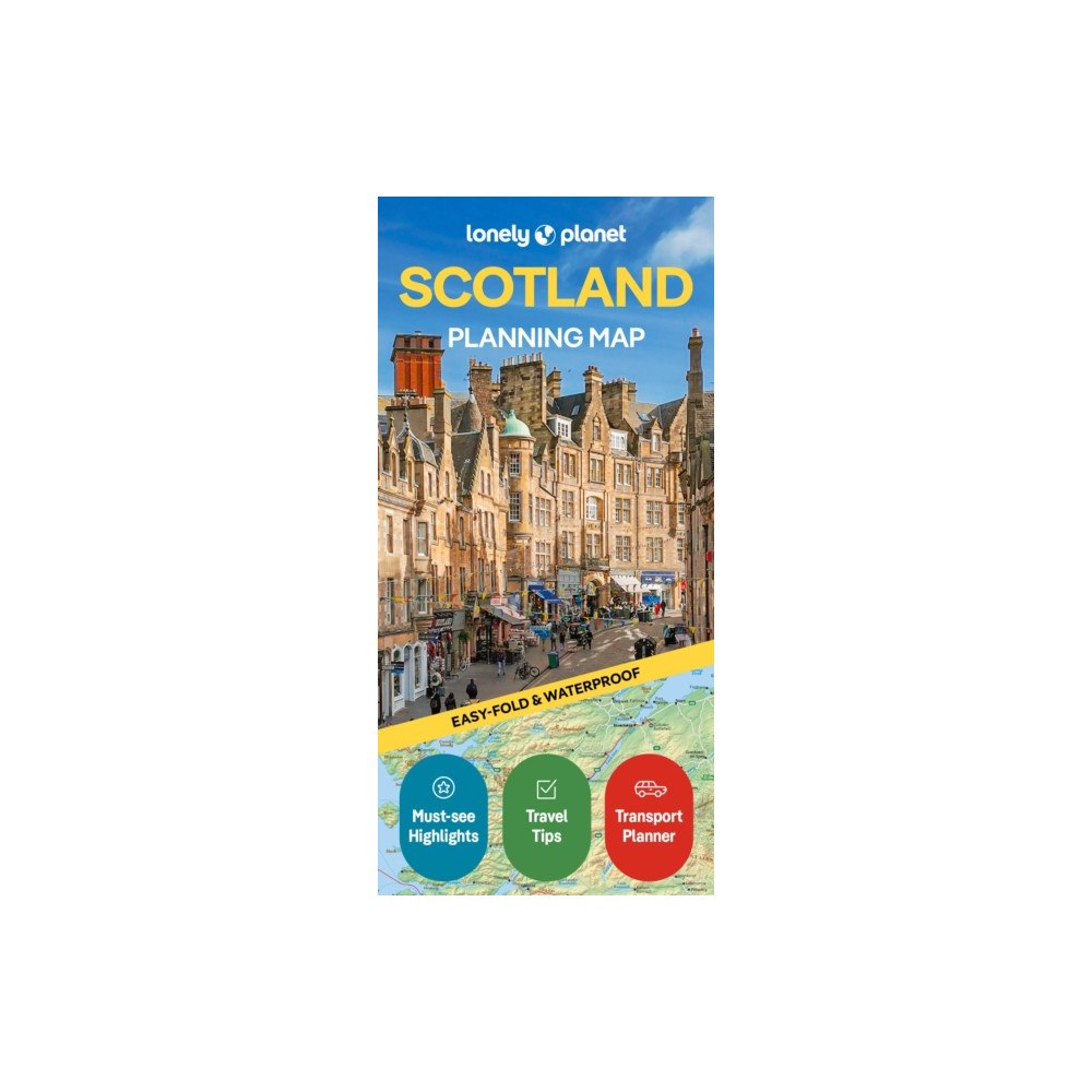 Lonely Planet Global Limited Lonely Planet Scotland Planning Map