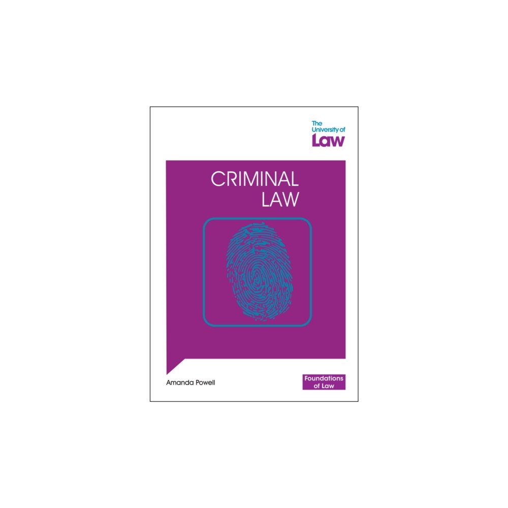 The University of Law Publishing Limited Foundations of Law - Criminal Law (häftad, eng)