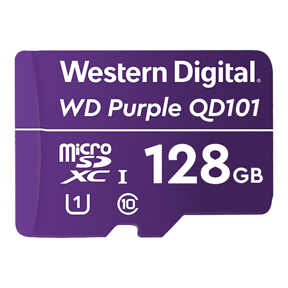 Western Digital WD Purple SC QD101 WDD128G1P0C - flash-minneskort - 128 GB - mikroSDXC UHS-I