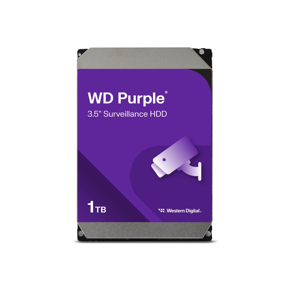 Western Digital WD Purple WD10PURZ - hårddisk - 1 TB - SATA 6Gb/s