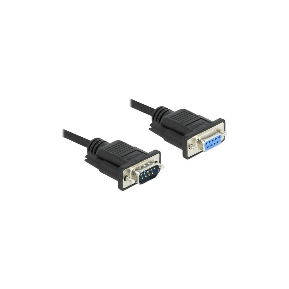 DeLOCK Delock - seriell förlängningskabel - DB-9 till DB-9 - 1 m