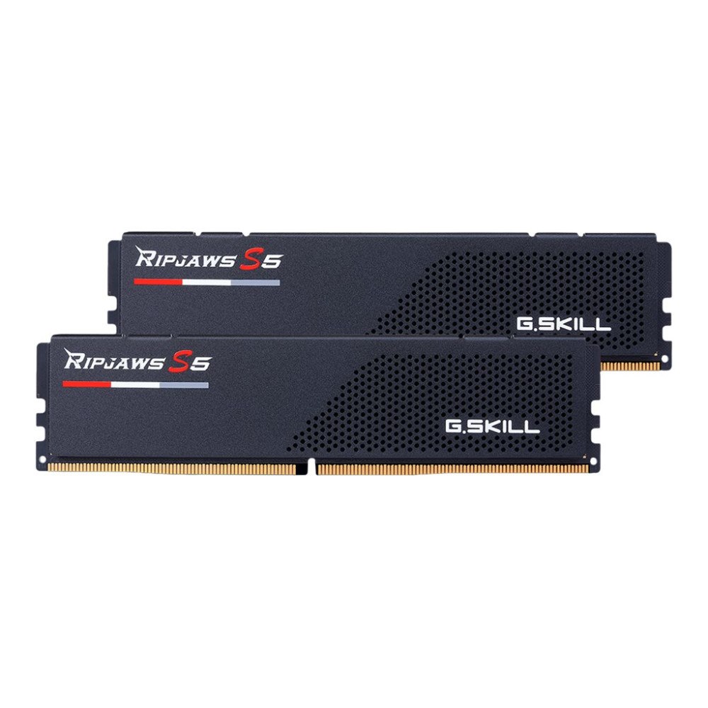 G.Skill G.Skill Ripjaws S5 - DDR5 - sats - 32 GB: 2 x 16 GB - DIMM 288-pin / PC5-44800 - ej buffrad