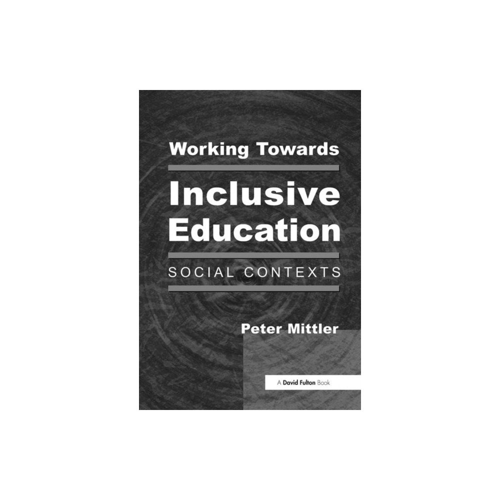 Taylor & francis ltd Working Towards Inclusive Education (häftad, eng)