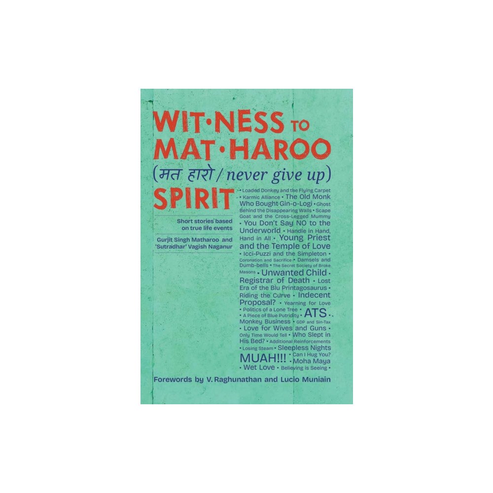 Oro Editions Wit-ness to Mat-Haroo (??-????) Spirit (häftad, eng)