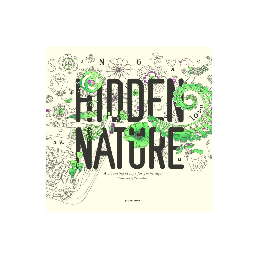 Promopress Hidden Nature: A Coloring Book for Grown-Ups (häftad, eng)