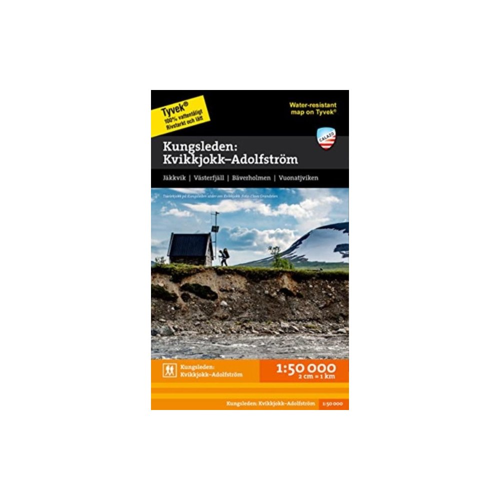 Calazo Forlag Kungsleden: Kvikkjokk - Adolfstroem