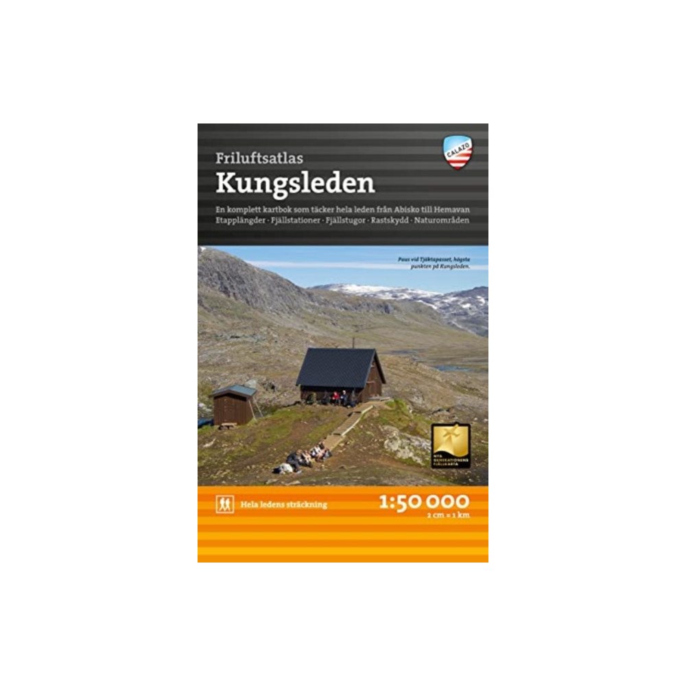 Calazo Forlag Kungsleden - Friluftsatlas (häftad)