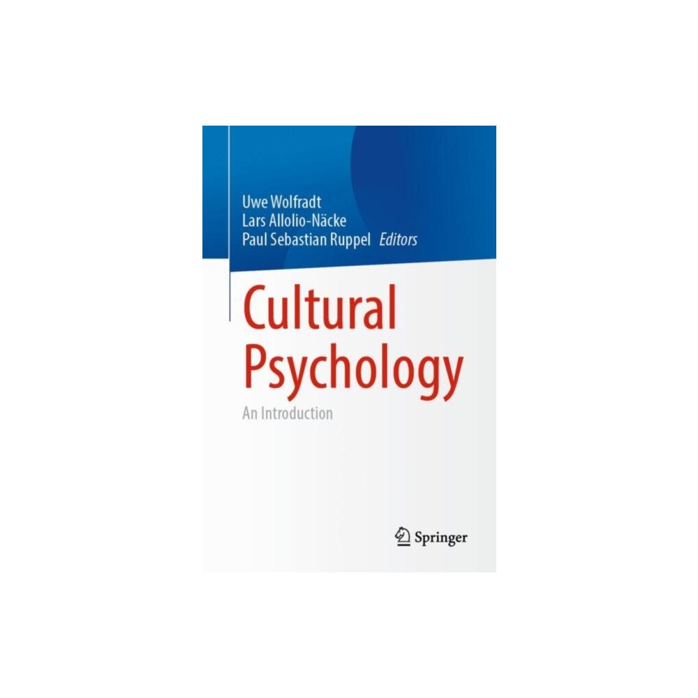 Springer Fachmedien Wiesbaden Cultural Psychology (häftad, eng)