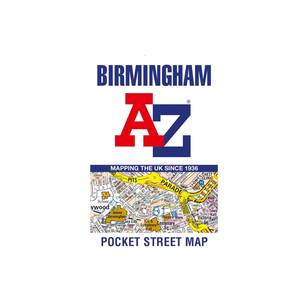 HarperCollins Publishers Birmingham A-Z Pocket Street Map