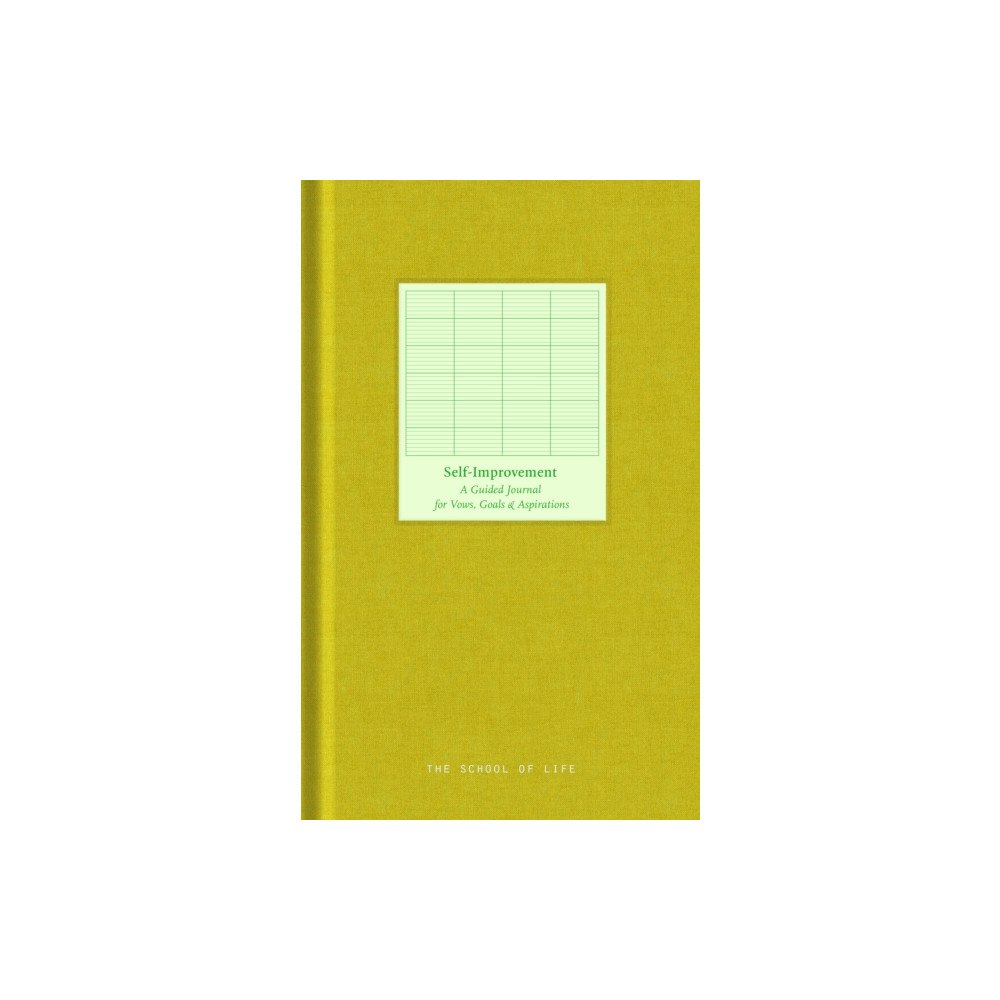 The School of Life Press Self-Improvement Journal (inbunden, eng)