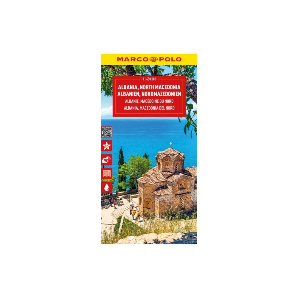 MAIRDUMONT GmbH & Co. KG Albania and North Macedonia Marco Polo Map