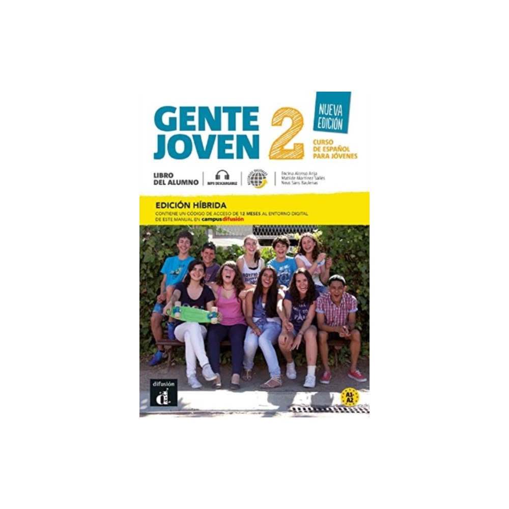 Difusion Centro de Publicacion y Publicaciones de  Gente joven Nueva edicion 2 Ed. hibrida Libro del alumno + audio MP3. A1-A2 (häftad, spa)
