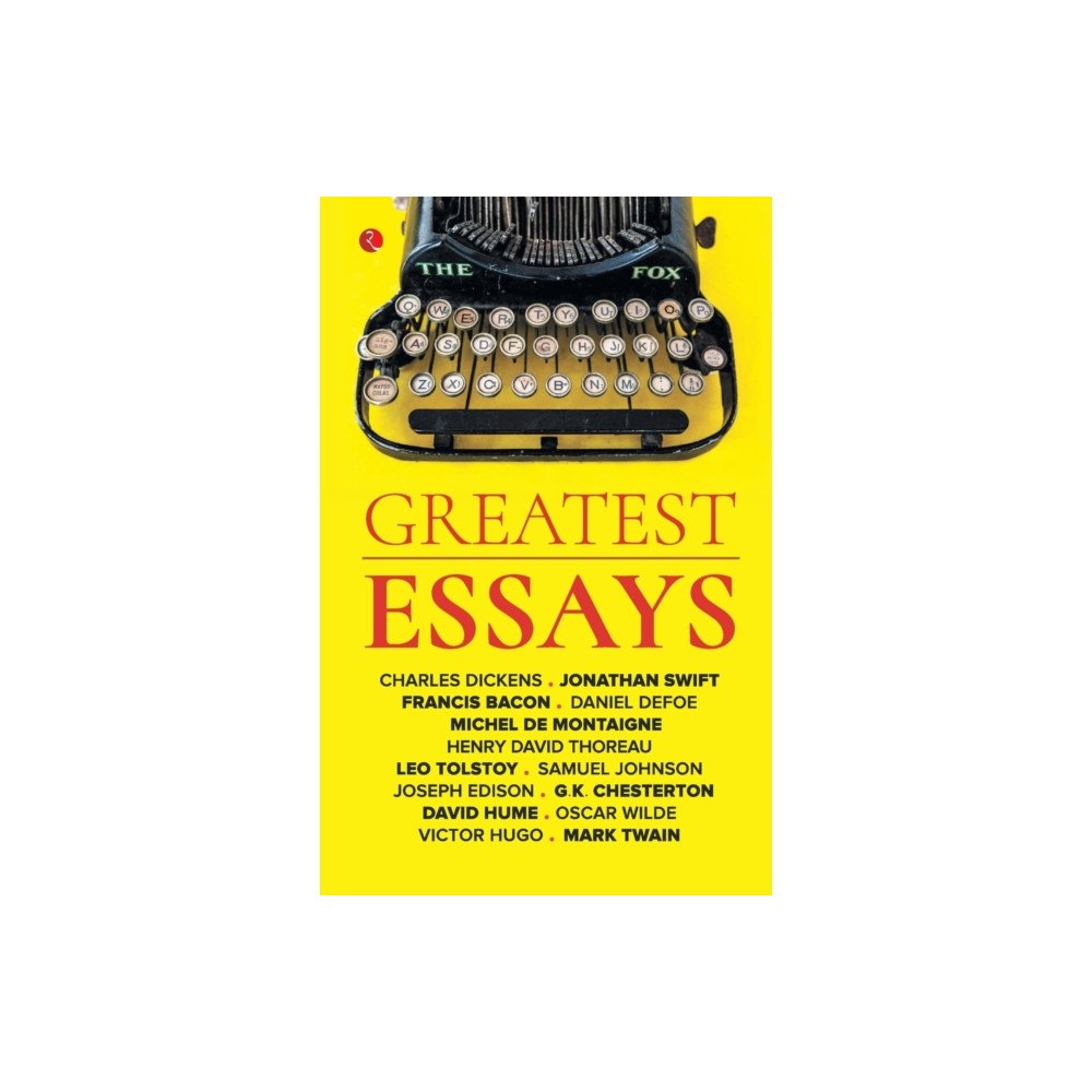 Rupa Publications India Pvt. Ltd GREATEST ESSAYS (häftad, eng)