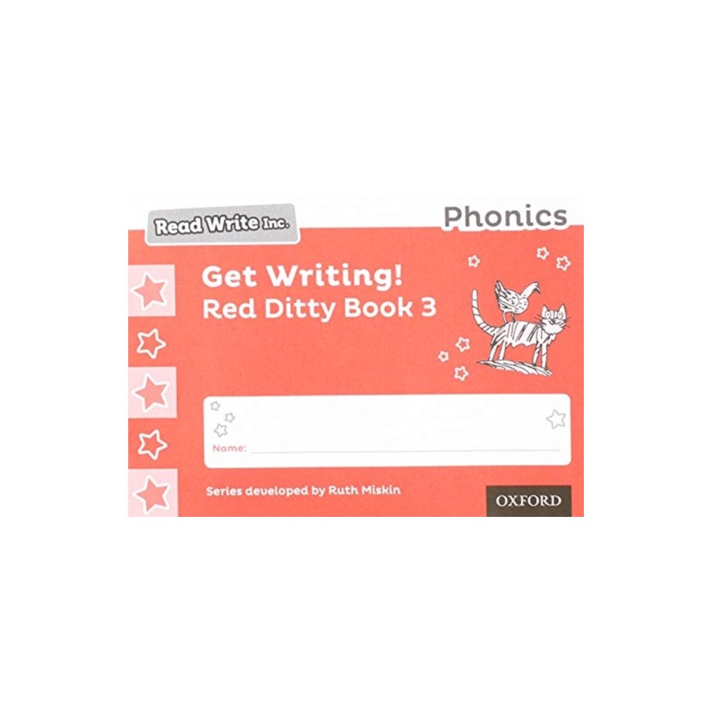 Oxford University Press Read Write Inc. Phonics: Get Writing! Red Ditty Book 3 Pack of 10 (häftad, eng)