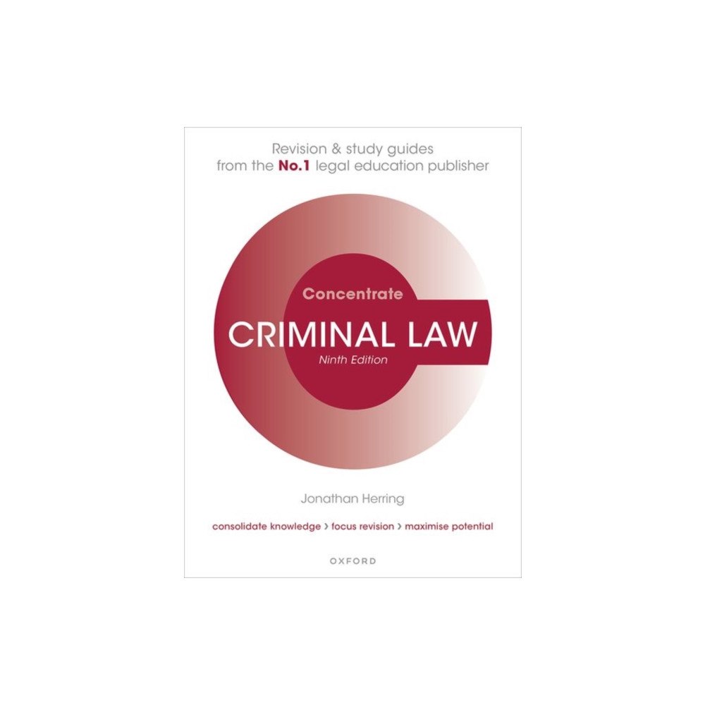 Oxford University Press Criminal Law Concentrate (häftad, eng)