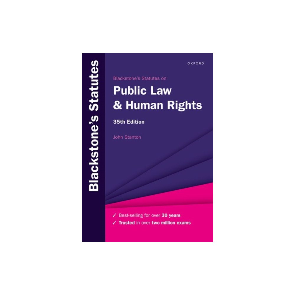 Oxford University Press Blackstone's Statutes on Public Law & Human Rights (häftad, eng)