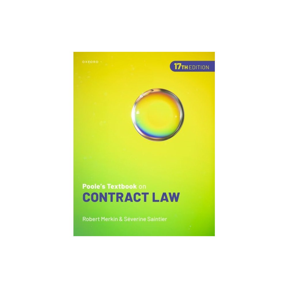 Oxford University Press Poole's Textbook on Contract Law (häftad, eng)