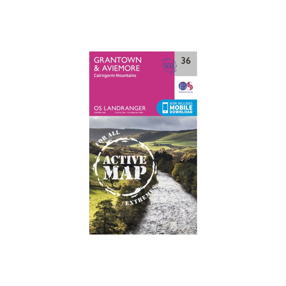 Ordnance Survey Grantown, Aviemore & Cairngorm Mountains