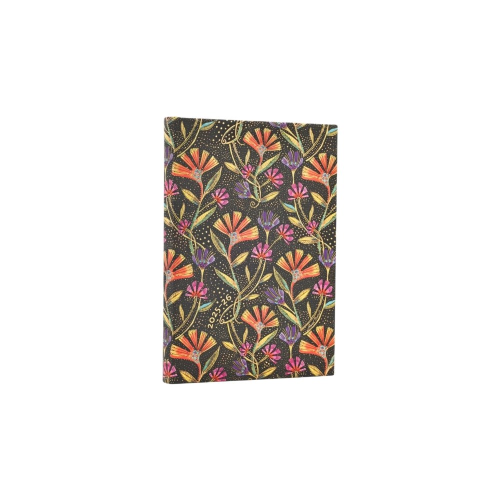 Little, Brown Book Group 2026 Wild Flowers (Playful Creations) Mini 18-month Horizontal Hardcover Flexi Dayplanner 2025-2026 (Elastic Band Closur...