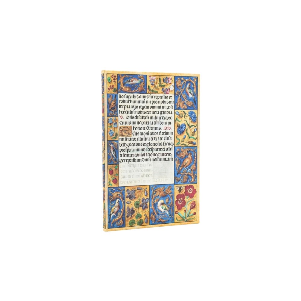 Little, Brown Book Group 2026 Spinola Hours (Ancient Illumination) Maxi 12-month Horizontal Hardcover Flexi Dayplanner 2026 (Elastic Band Closure...