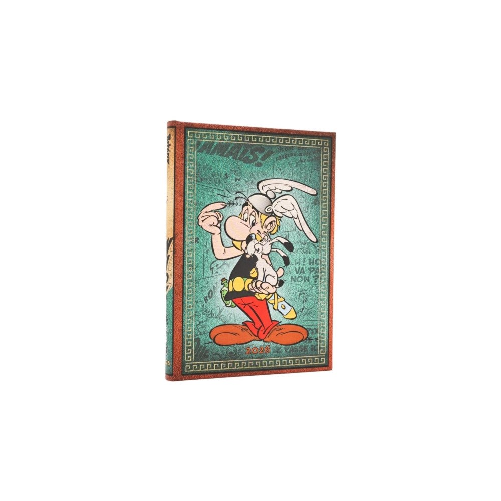 Little, Brown Book Group 2026 Asterix the Gaul (The Adventures of Asterix) Midi 12-month Vertical Hardcover Flexi Dayplanner 2026 (Elastic Band C...