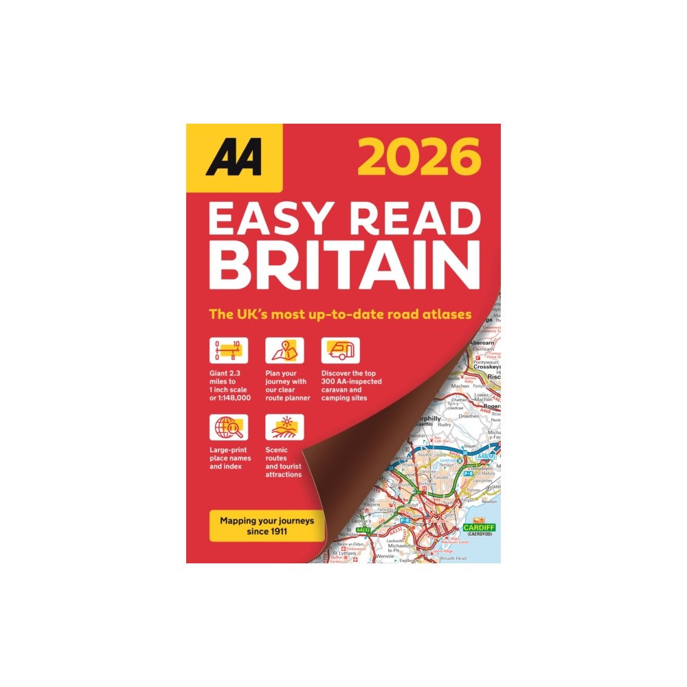 AA Publishing AA Easy Read Atlas Britain 2026 (häftad, eng)