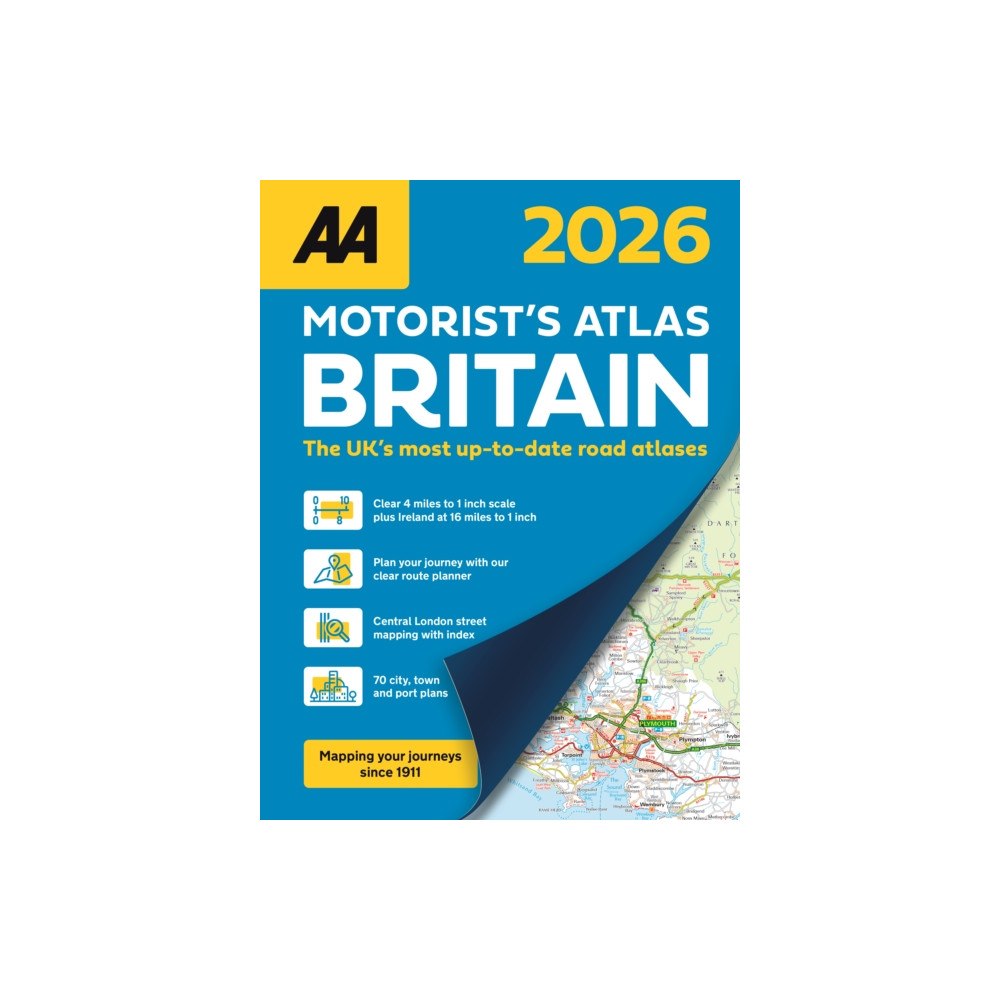 AA Publishing AA Motorist's Atlas 2026 (bok, spiral, eng)