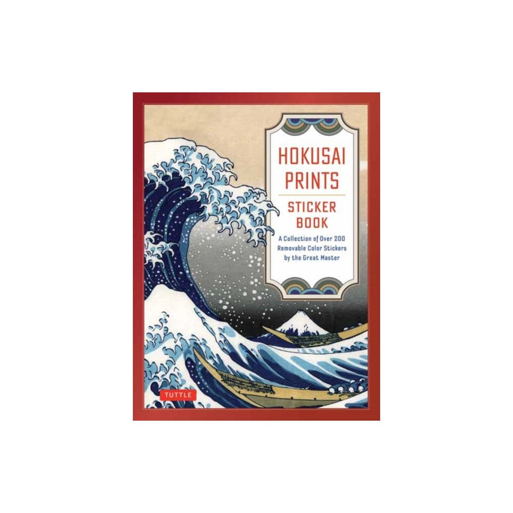 Tuttle Publishing Hokusai Prints Sticker Book (inbunden, eng)